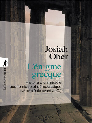 cover image of L'énigme grecque